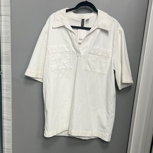 Men's White Casual Shirt